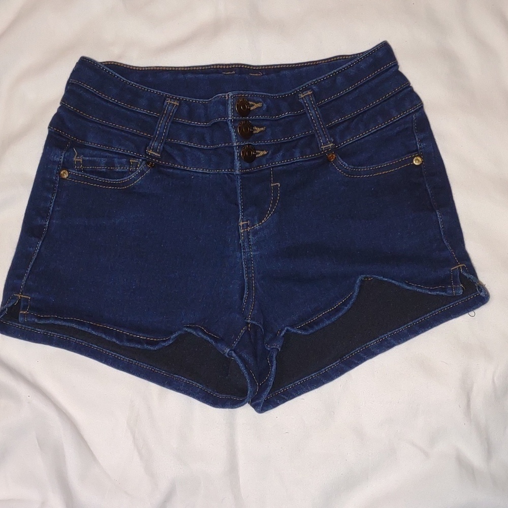 Blue Spice Dark Wash Denim Short Shorts Size 0